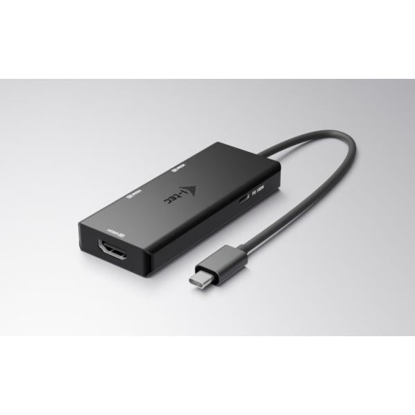 i-tec USB-C Triple 4K HDMI Video Adapter, Power Delivery 100W [C31TRIPLE4KHDMIPD]