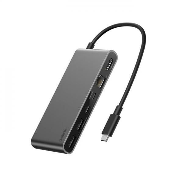 Belkin INC024HQSGY hub di interfaccia USB tipo-C 10000 Mbit/s Grigio [INC024HQSGY]