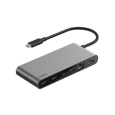 Belkin INC024HQSGY hub di interfaccia USB tipo-C 10000 Mbit/s Grigio [INC024HQSGY]