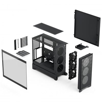 FRACTAL CASE MID TOWER POP 2 AIR BLACK TG 3x120 [FD-C-POA2A-02]