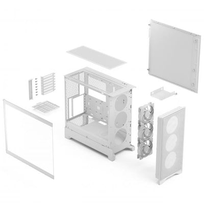 FRACTAL CASE MID TOWER POP 2 AIR WHITE TG RGB 3x120 [FD-C-POA2A-04]
