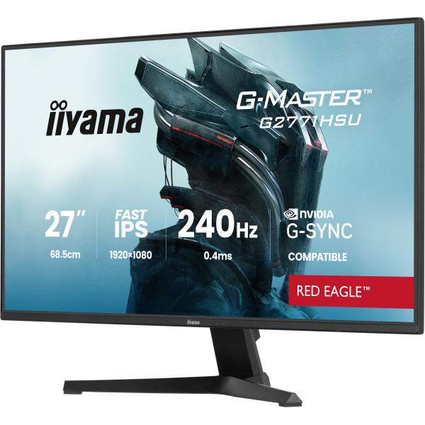 iiyama G-MASTER G2771HSU-B1 Monitor PC 68,6 cm (27") 1920 x 1080 Pixel Full HD Nero [G2771HSU-B1]