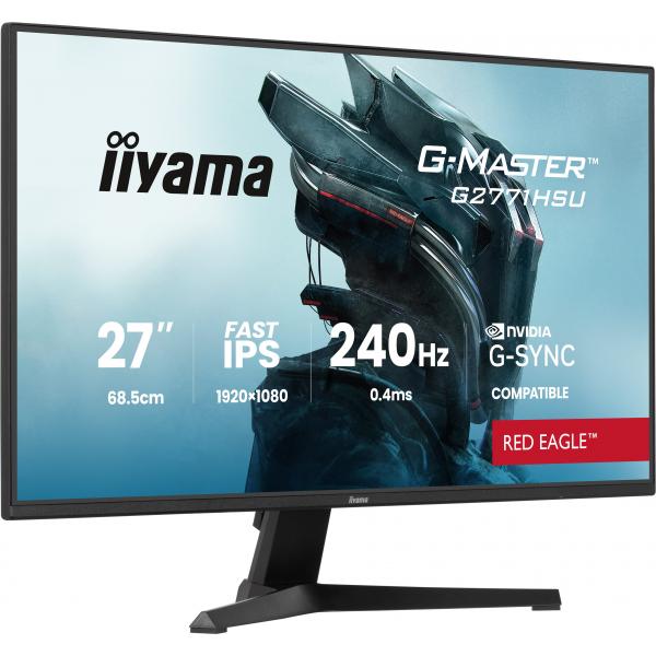 iiyama G-MASTER G2771HSU-B1 Monitor PC 68,6 cm (27") 1920 x 1080 Pixel Full HD Nero [G2771HSU-B1]