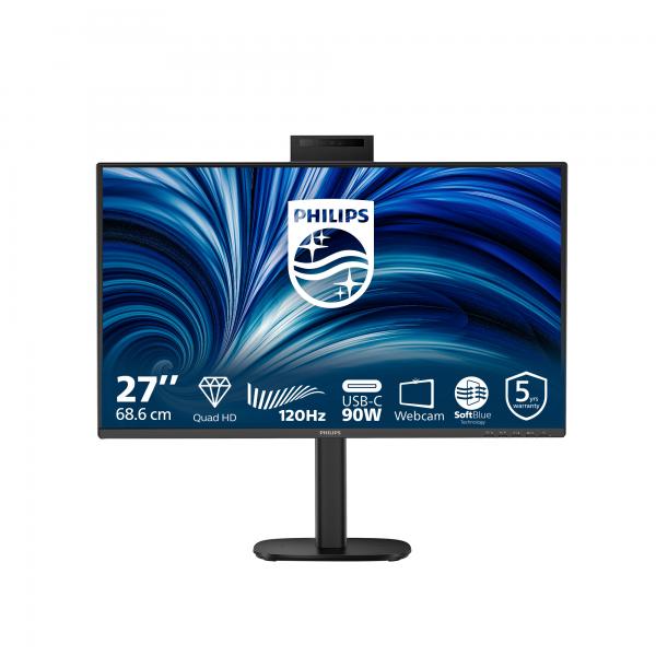 Philips Serie 3000 27B2U3601H/00 Monitor PC 68,6 cm (27") 2560 x 1440 Pixel Quad HD LCD Nero [27B2U3601H/00]