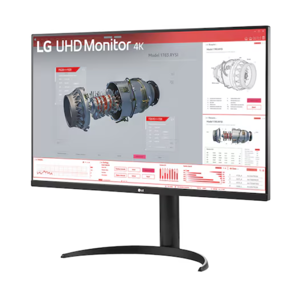 LG 32BR55UK-B Monitor PC 80 cm (31.5") 3840 x 2160 Pixel 4K Ultra HD LED Nero [32BR55UK-B.AEU]