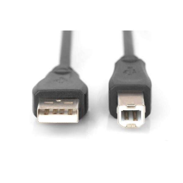 Digitus USB 2.0 connection cable - type A - B M/M - 3.0m - USB 2.0 conform - Black [AK-300105-030-S]