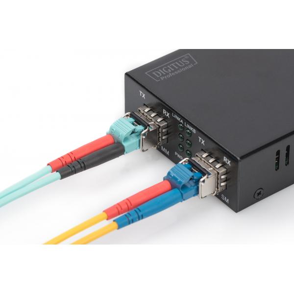 Digitus 1.25 Gbps SFP Module - Multimode LC Duplex Connector - 850nm - Up to 550m [DN-81000]