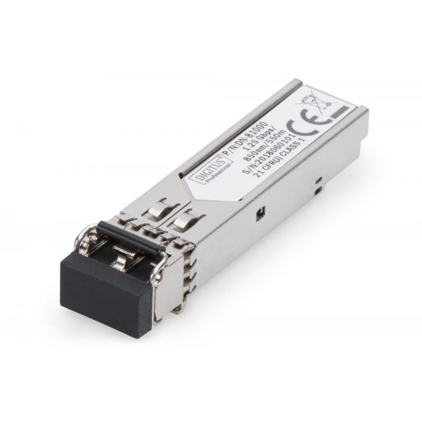 Digitus 1.25 Gbps SFP Module - Multimode LC Duplex Connector - 850nm - Up to 550m [DN-81000]