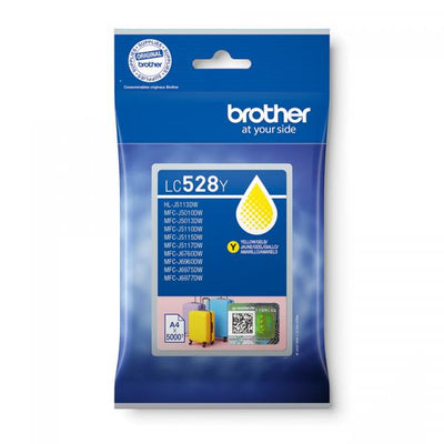 Brother LC528Y cartuccia d'inchiostro 1 pz Originale Giallo [LC528Y]