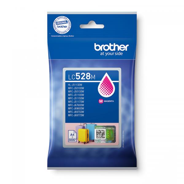 Brother LC528M cartuccia d'inchiostro 1 pz Originale Magenta [LC528M]
