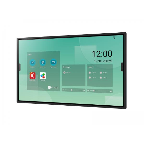 Sharp LM551 Pannello piatto interattivo 139,7 cm (55") LED Wi-Fi 500 cd/m 4K Ultra HD Nero Touch screen Processore integrato Android 14 18/7 [PNLM551]