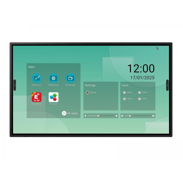 Sharp LM551 Pannello piatto interattivo 139,7 cm (55") LED Wi-Fi 500 cd/m 4K Ultra HD Nero Touch screen Processore integrato Android 14 18/7 [PNLM551]