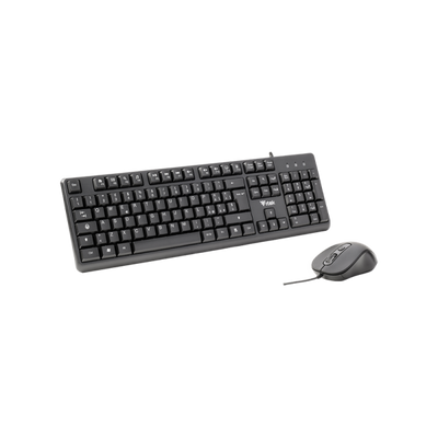 ITEK TASTIERA + MOUSE DEC C01 USB MOUSE OTTICO 3600DPI TASTIERA MEMBRANA 105 TASTI CAVO 1.5M [ITKMDECC01]