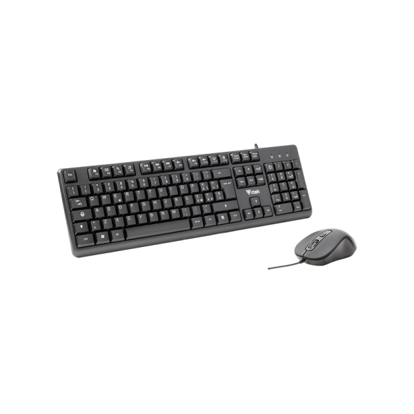 ITEK TASTIERA + MOUSE DEC C01 USB MOUSE OTTICO 3600DPI TASTIERA MEMBRANA 105 TASTI CAVO 1.5M [ITKMDECC01]