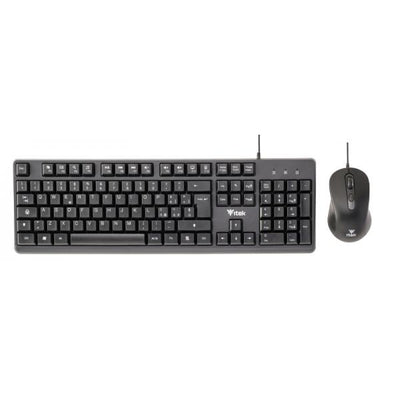 ITEK TASTIERA + MOUSE DEC C01 USB MOUSE OTTICO 3600DPI TASTIERA MEMBRANA 105 TASTI CAVO 1.5M [ITKMDECC01]