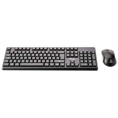 itek DEC W01 tastiera Mouse incluso Universale RF Wireless QWERTY Inglese, Italiano Nero [ITKMDECW01]