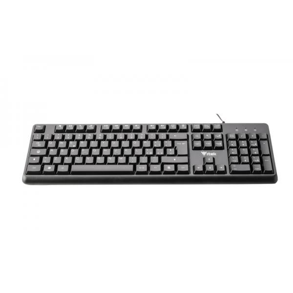 itek DGT C01 tastiera Universale USB QWERTY Inglese, Italiano Nero [ITKODGTC01]