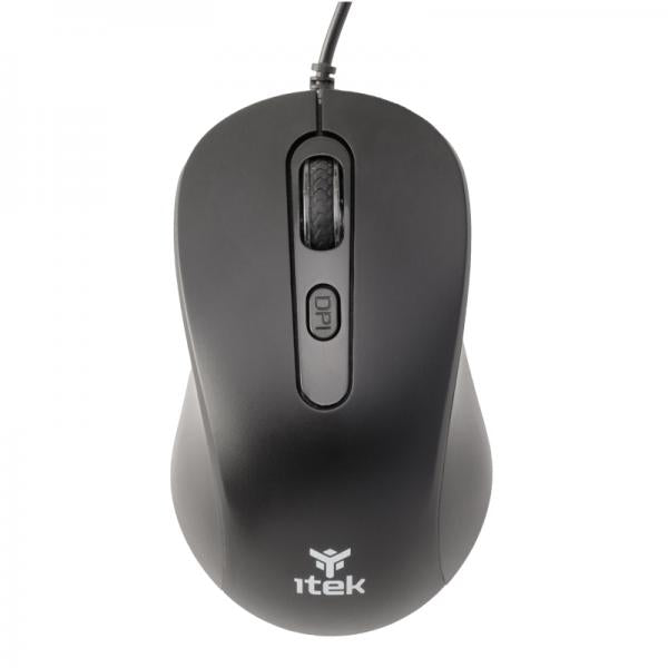 itek CLK C01 mouse Universale Ambidestro USB tipo A Ottico 3600 DPI [ITMOCLKC01]