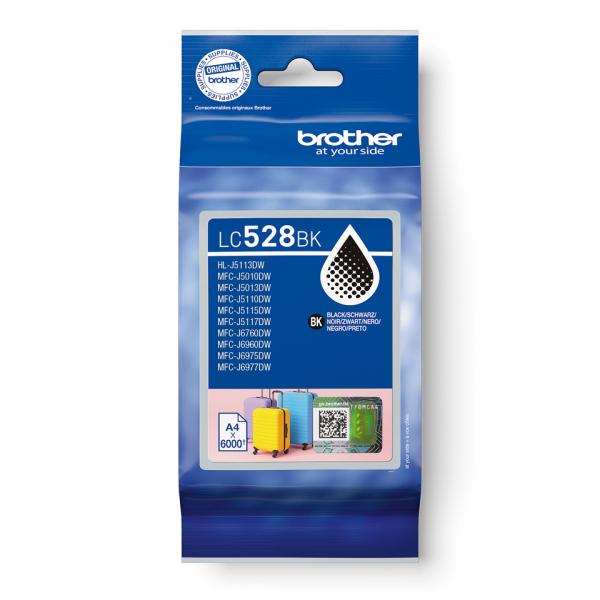 Brother LC528BK cartuccia d'inchiostro 1 pz Originale Nero [LC528BK]