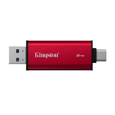 Kingston Technology 2TB Dual USB-A/C Portable SSD, Up to 1050MB/s USB 3.2 Gen 2 [SPSD/2TB]