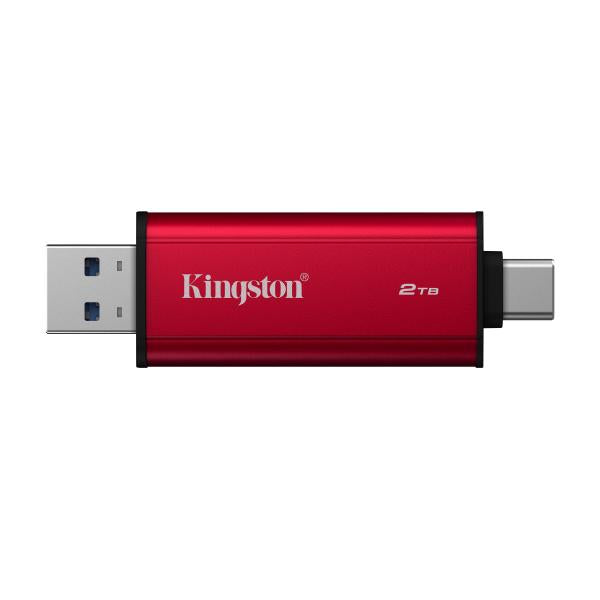 Kingston Technology 2TB Dual USB-A/C Portable SSD, Up to 1050MB/s USB 3.2 Gen 2 [SPSD/2TB]