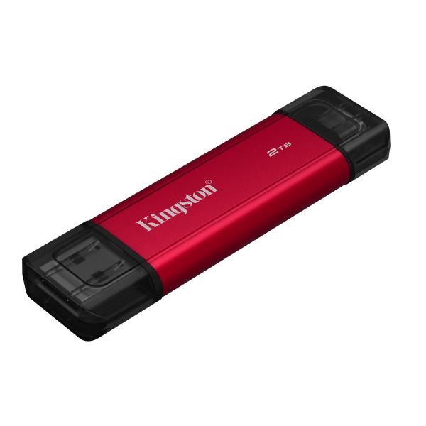 Kingston Technology 2TB Dual USB-A/C Portable SSD, Up to 1050MB/s USB 3.2 Gen 2 [SPSD/2TB]