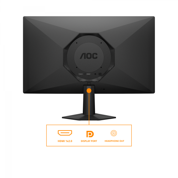 AOC MONITOR GAMING 23,8 LED IPS FHD 180hz 300 CDM, DP/HDMI [24G50F]