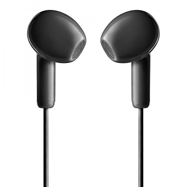NGS CROSS FLIP BLACK: cuffie intrauricolari con microfono e controllo del volume. Pulsante multifunz [CROSS FLIP BLACK]