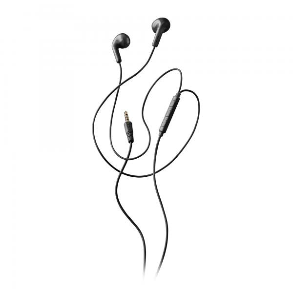 NGS CROSS FLIP BLACK: cuffie intrauricolari con microfono e controllo del volume. Pulsante multifunz [CROSS FLIP BLACK]