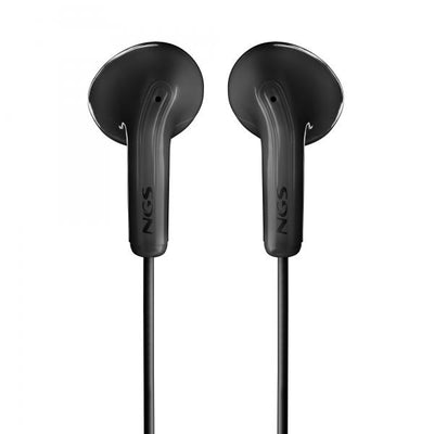 NGS CROSS FLIP BLACK: cuffie intrauricolari con microfono e controllo del volume. Pulsante multifunz [CROSS FLIP BLACK]