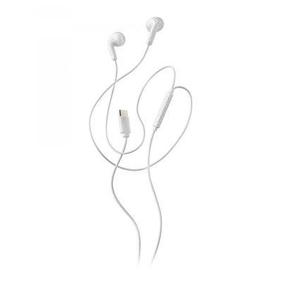 NGS CROSS GLIDE WHITE: Auricolari a bottone con microfono e controllo del volume. Pulsante multifunz [CROSS GLIDE WHITE]