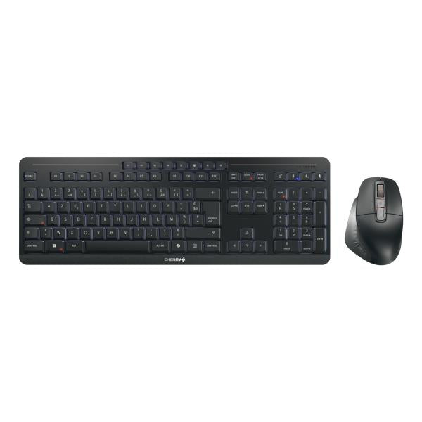 Cherry CHERRY STREAM ULTIMATE - Desktop set - Wireless - AZERTY - Black [JD-8570FR-2]