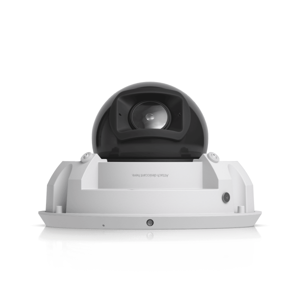 Ubiquiti - Telecamera PoE+ 4K resistente alle intemperie e agli atti vandalici con motore AI Multi-TOPS, zoom ottico 2,36x e ampio sensore CMOS da 1/1,2" per una nitidezza eccezionale in condizioni di [UVC-G6-Pro-Dome-W]