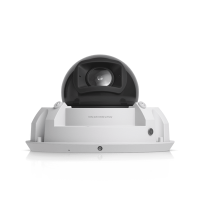 Ubiquiti - Telecamera PoE+ 4K resistente alle intemperie e agli atti vandalici con motore AI Multi-TOPS, zoom ottico 2,36x e ampio sensore CMOS da 1/1,2" per una nitidezza eccezionale in condizioni di [UVC-G6-Pro-Dome-W]