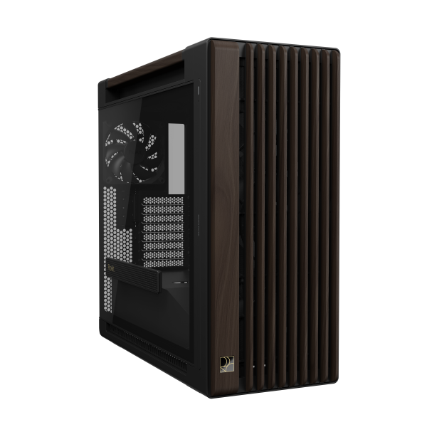 ASUS CASE PROART PA602 WALNUT WOOD TG PWM MODERN BLACK [90DC00J0-B09030]