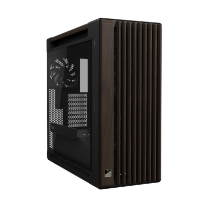 ASUS CASE PROART PA602 WALNUT WOOD TG PWM MODERN BLACK [90DC00J0-B09030]