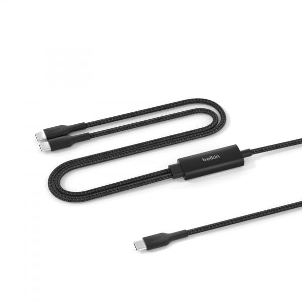 Belkin CAC004HQ1.5MBK cavo USB USB 2.0 1,5 m USB C 2 x USB C 0,48 Gbit/s 140 W Nero [CAC004HQ1.5MBK]