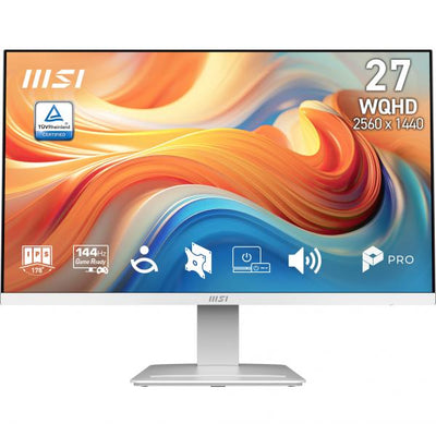 MSI MONITOR 27 LED IPS WQHD 16:9 144Hz 1ms, HDMI/DP, MULTIMEDIALI, BIANCO [PRO MP273QW E14]