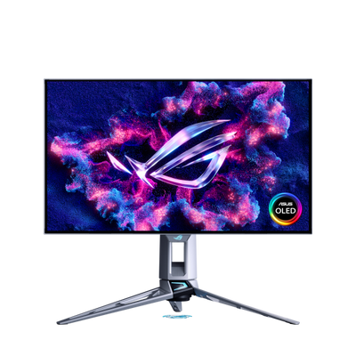 ASUS ROG Swift OLED PG27AQWP-W Monitor PC 67,3 cm (26.5") 2560 x 1440 Pixel Quad HD LCD Argento [PG27AQWP-W]