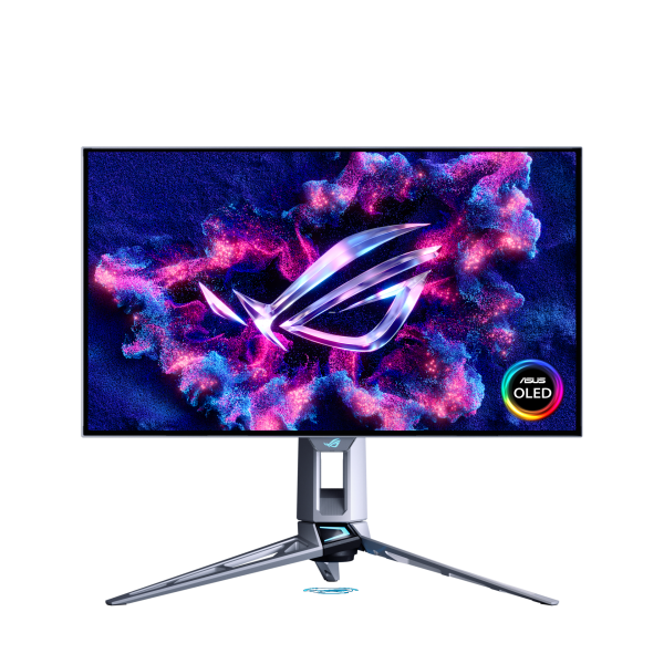 ASUS ROG Swift OLED PG27AQWP-W Monitor PC 67,3 cm (26.5") 2560 x 1440 Pixel Quad HD LCD Argento [PG27AQWP-W]