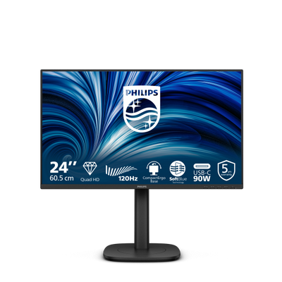 Philips 24B2U3601 Monitor PC 60,5 cm (23.8") 2560 x 1440 Pixel Quad HD LCD Nero [24B2U3601/00]