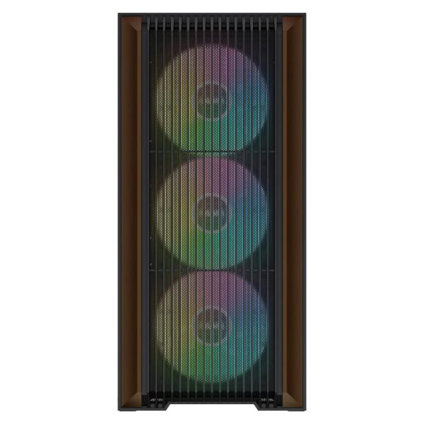 SAMA MID TOWER Z60 BLACK LISTELLO IN NOCE TG 4*FAN 140mm ARGB PWM [Z60-BKAWA4X1-GL]