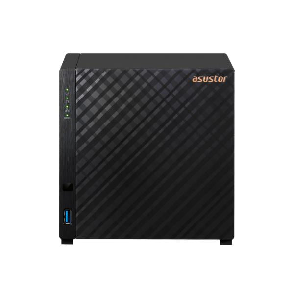 Asustor AS1204T NAS Tower Realtek RTD1619B 1 GB DDR4 0 TB ADM Nero [AS1204T]