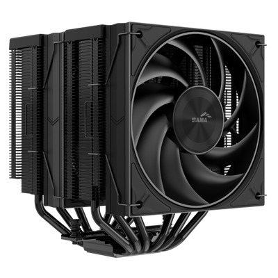 SAMA RAFF CPU A60B BLACK 2*120mm FAN [A60-BKWNNXOX-G]