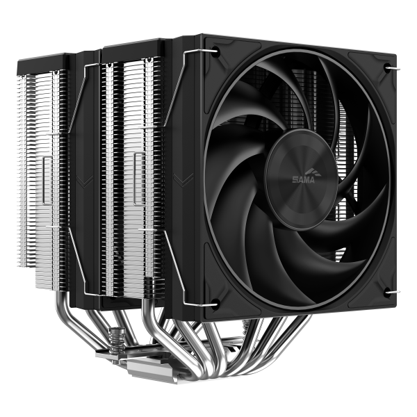 SAMA RAFF CPU A60E BLACK 2*120mm FAN [A60-XXWNNXOX-G]