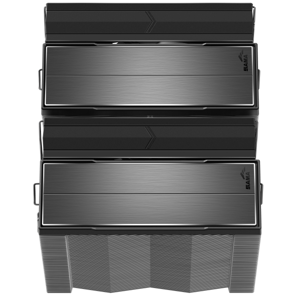 SAMA RAFF CPU A60E BLACK 2*120mm FAN [A60-XXWNNXOX-G]