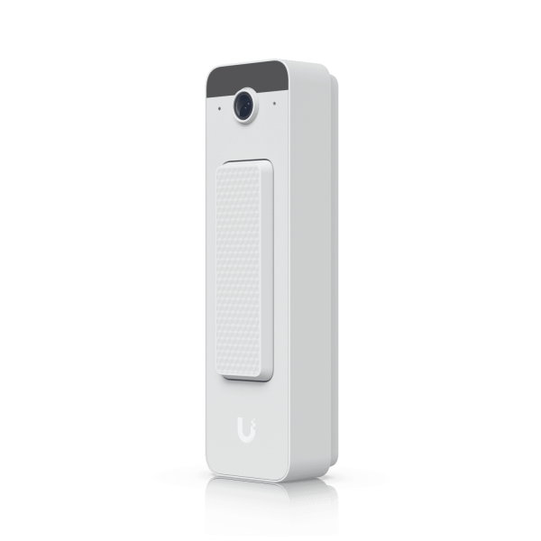 Ubiquiti - UVC-Doorbell-Lite-W - Videocitofono PoE compatto con audio bidirezionale e opzioni di montaggio versatili, bianco [UVC-Doorbell-Lite-W]