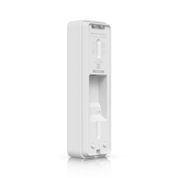 Ubiquiti - UVC-Doorbell-Lite-W - Videocitofono PoE compatto con audio bidirezionale e opzioni di montaggio versatili, bianco [UVC-Doorbell-Lite-W]