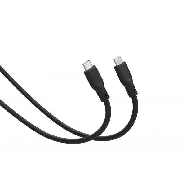 Digitus USB Silicone connection cable - USB-C - USB-C 1m - USB4 Version 2.0 - 80G - 240W - 16K - Black [AK-300350-010-S]