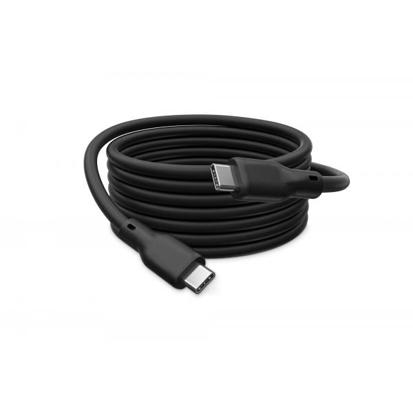 Digitus USB silicone cable - USB4 version 2.0 - USB 80Gbps - 1.5m - Black [AK-300350-015-S]